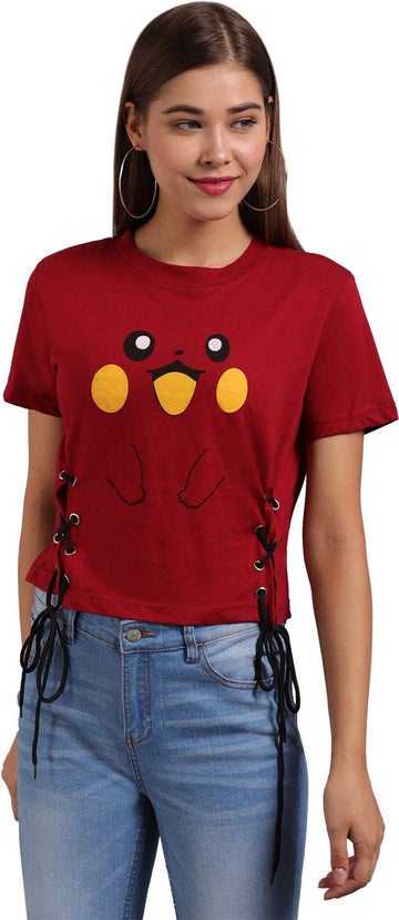 Women's Viscose Rayon Graphic Print Top